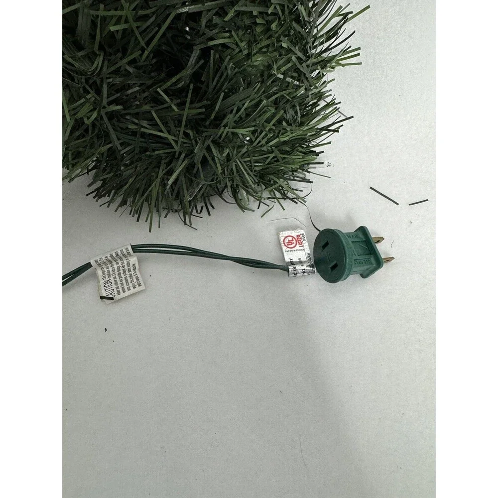 Christmas Star White Lights Greenery Vintage 1990s Old School Christmas